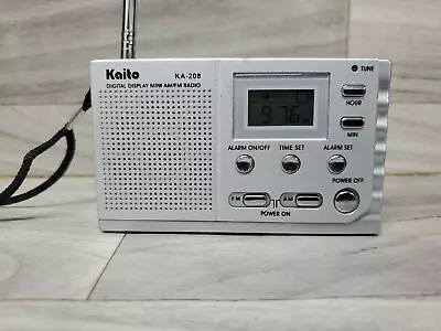 Kaito Ka-208 Am/fm Alarm 2 Band Mini Digital Receiver • $6.98