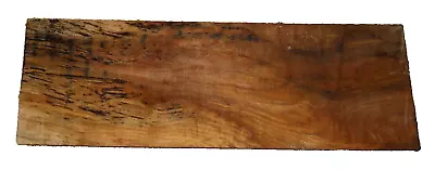 SPALTED MAPLE SLAB TURNING CRAFTING WOODWORKING APPROX 16.5x5.5x1.25 IN • $18.50