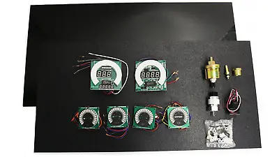 Create A Dash Kit Bargraph 6 Gauge Set With Green LED Gauges Made In The USA • $382.85