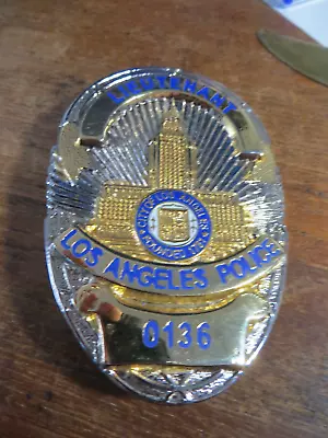 Beautiful Lieutenant Los Angeles Police Badge Number • £3.87