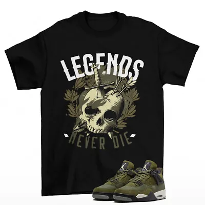 Legendary Shirt To Match Jordan 4 Craft Medium Olive FB9927-200 • $24.75