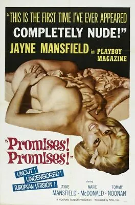£5 • Buy Promises Promises 01 Vintage B-movie Reproduction Art Print A4 A3 A2 A1