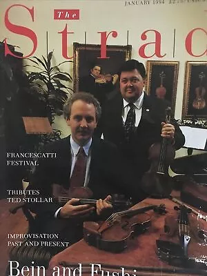 The Strad Magazine - January 1994 - Violin Strings - Bein And Fushi • $9.59