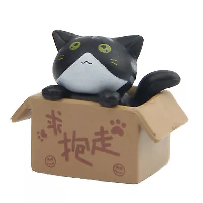 Garden Ornament Exquisite Durable Dollhouse Cat Ornaments Pvc • $14.41