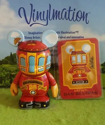 DISNEY Vinylmation 3  Park Set 1 San Francisco Trolley Cable Car With Card • $8.49