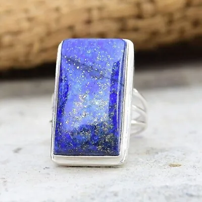 Lapis Lazuli Ring 925 Sterling Silver Handmade Girls Jewelry All Size PG356 • $14.53