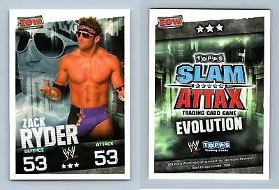 £0.99 • Buy Zack Ryder - WWE Slam Attax Evolution 2009 Topps TCG Card
