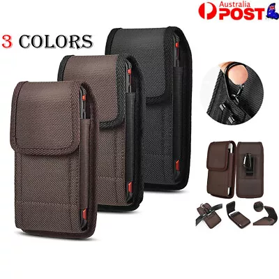 Mobile Phone Belt Holder Case Cover For Samsung S10 S9 S8 Plus Note 4 5 8 9 • $17.09