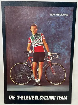 1990 7-Eleven Cycling Team Postcard Roy Knickman Post Card 7-11 Biking • $7.99