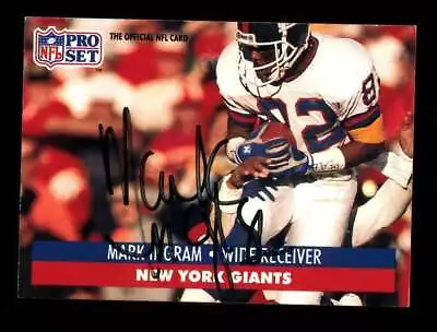 Mark Ingram Autograph Signed 1991 Pro Set Giants • $5.70