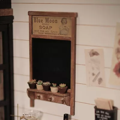 1/6 Scale Dollhouse Miniatures Furniture Blackboard Wooden Unfinished Accessorie • $9.99