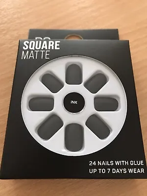 Ink Square Matte False Nails • £4