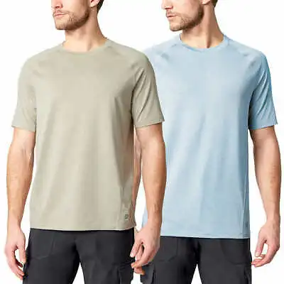 Mondetta Men’s Active Tee 2-pack 4-Way Stretch Breathable T-Shirts H21 • $16.07