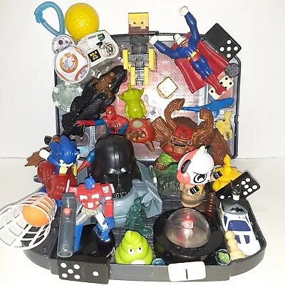 Fast Food Toy Collage Mixed Media Altered ART Steampunk Assemblage #6 • $28.57