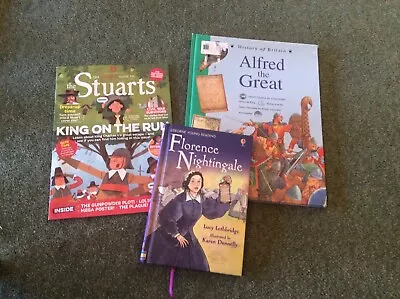 £6 • Buy Bundle Of 2 Children’s Books. Alfred The Great. Florence Nightingale.
