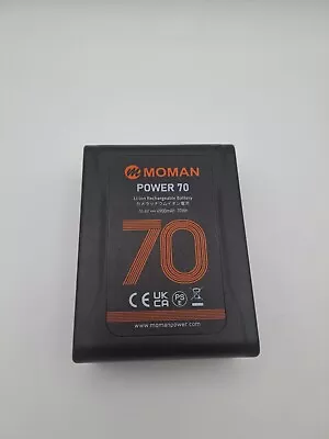 Moman V Mount Battery 70wh 4600mAh 14.4V For BMPCC 4k 6k Camcorders Cameras • $50