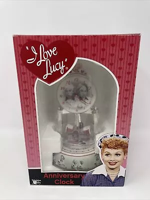 I Love Lucy Anniversary 9  Quartz Porcelain Base Clock Television City 2009 NEW • $59.95