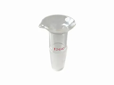 24/40Liquid Pour Adapter Matching FlaskGlass Ground JointLab Glassware • $9.99