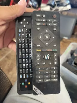 Genuine VIZIO VUR10 KWR600001/02 TV Remote Control W/Slide Out Keyboard UNTESTED • $12.50