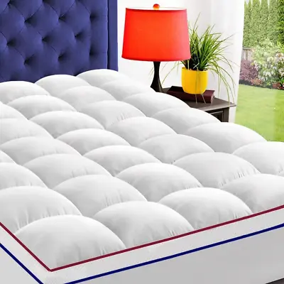 Mattress Topper Queen Size Cooling Mattress Pad Cover Extra Thick Mattress Pad 3 • $42.99