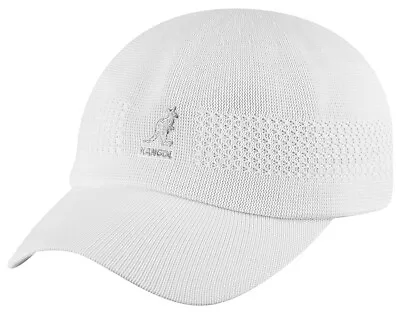 KANGOL Tropic Ventair Spacecap Seamless Knit Summer Baseball Cap Hat L Wht *NWT* • $50