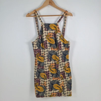 $31.95 • Buy Tigerlily Womens Dress Size 10 Pencil Mini Multicolour Geometric Cotton 043547