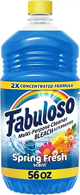 Fabuloso Multi-Purpose Cleaner 2X Concentrated Formula 56 Oz Spring Fresh • $6.92