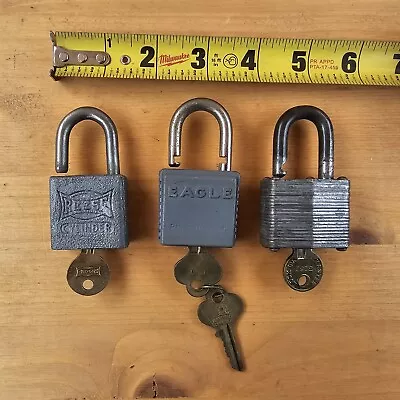 Vintage Padlocks Lot Reese Master Eagle • $10