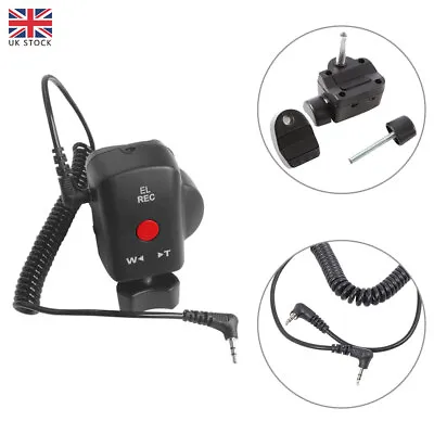 Camcorder Zoom Remote Control 2.5mm Jack Cable For Canon Sony Lanc Video Cameras • £19.99