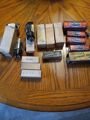 LOT OF 14 NOS RADIO-TV TUBES NEW OLD STOCK Husband's Uncle Work On TVs/RADIOS • $5