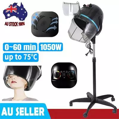 1050W Adjustable Floor Stand Hair Dryer Hooded Hair Bonnet Dryer For Hair Salon • $139.99