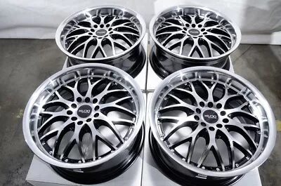 $574 • Buy 17  Wheels Rims Black Polish 5x100 5x114.3 VW Beetle Golf Jetta Toyota Corolla