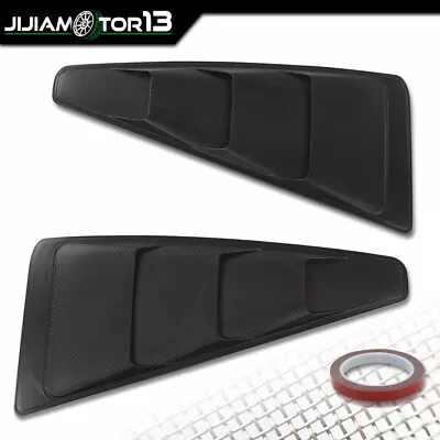 1/4 Quarter Side Window Louvers Scoop Cover Vent Fit For 2005-2014 Ford Mustang • $24.92