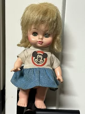 VINTAGE 1971 Horsman Doll Disney Mickey  GIRL Mouseketeer Doll Blinking • $22
