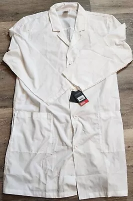 Dickies 40  Unisex Lab Coat 83403 DWHZ White Free Shipping SIZE XL NEW SHIPSFREE • $22.84