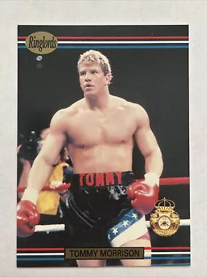 1991 Ringlords SAMPLE Tommy Morrison ROOKIE Boxing RARE PROMO • $4.49