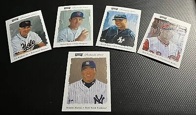 2003 Playoff Portraits Baseball 144-Card Complete Set W/ Matsui RC Jeter Ripken • $68.53