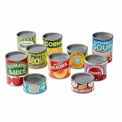 Melissa  Doug Lets Play House Grocery Cans • $28.28