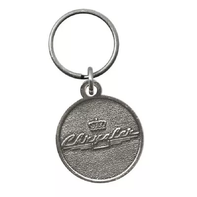 Chrysler Raised Letters Round Key Chain Fob Ring Logo Official Licensed • $11.99