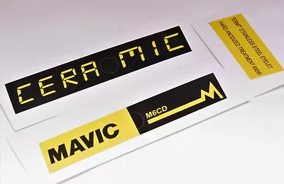 MAVIC M6CD CERAMIC Decal Sticker For Rims Set For 2 Rims (6xstickers) • $6