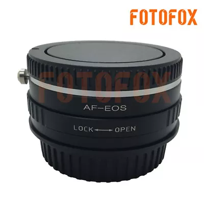 AF-EOS Sony Alpha Minolta AF Lens To Canon EOS EF Optical Adapter Infinity Glass • $38