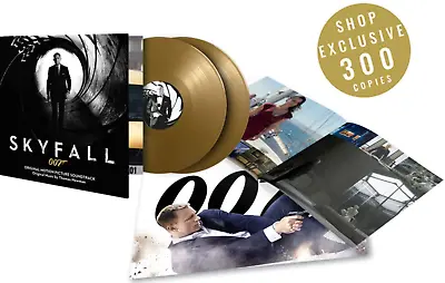 James Bond 007 Skyfall OST - 180 GR Gold Audiophile 2 Vinyl 300 WW NEU • £129.51
