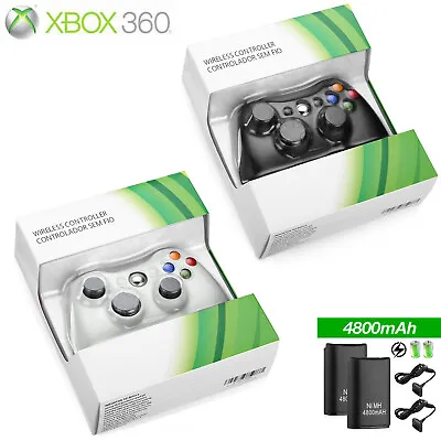 $25.99 • Buy For Microsoft Xbox 360 PC WIN 7 8 10 Wireless Game Controller Gamepad Joystick