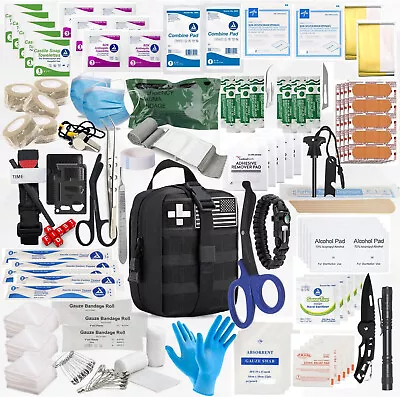 251Pc Tactical First Aid Kit Emergency Military Trauma Survival Medical Supplies • $51.99