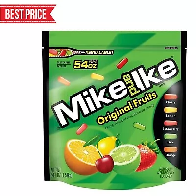 Mike And Ike Original Fruits (54 Oz.) • $16.46