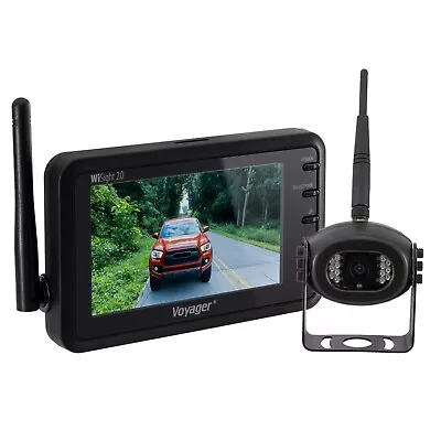 Voyager RV Wireless Backup Camera With 4  Monitor DIY System • $349