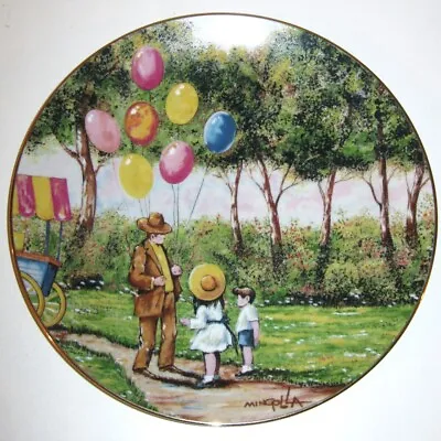 The BALLOON MAN By Dominic Mingolla! Limited Edition Calhoun's Plate (1979) • $19.99