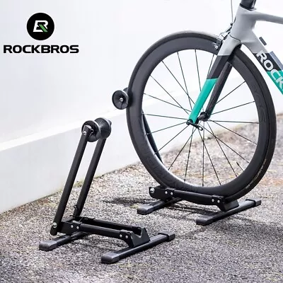 ROCKBROS Bike Stand Portable Carbon Steel Floor Bicycle Parking Rack • $37.19