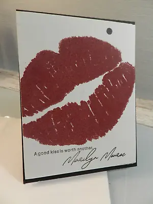 #72 Handmade Greeting Any Occasion Lips Kiss Marilyn Monroe Free Ship • $6.99