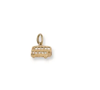 375 9ct Yellow Gold Bus Pendant • £49.90